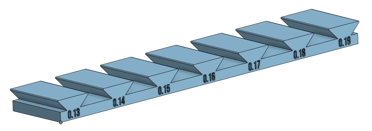 dovetail joint test male part